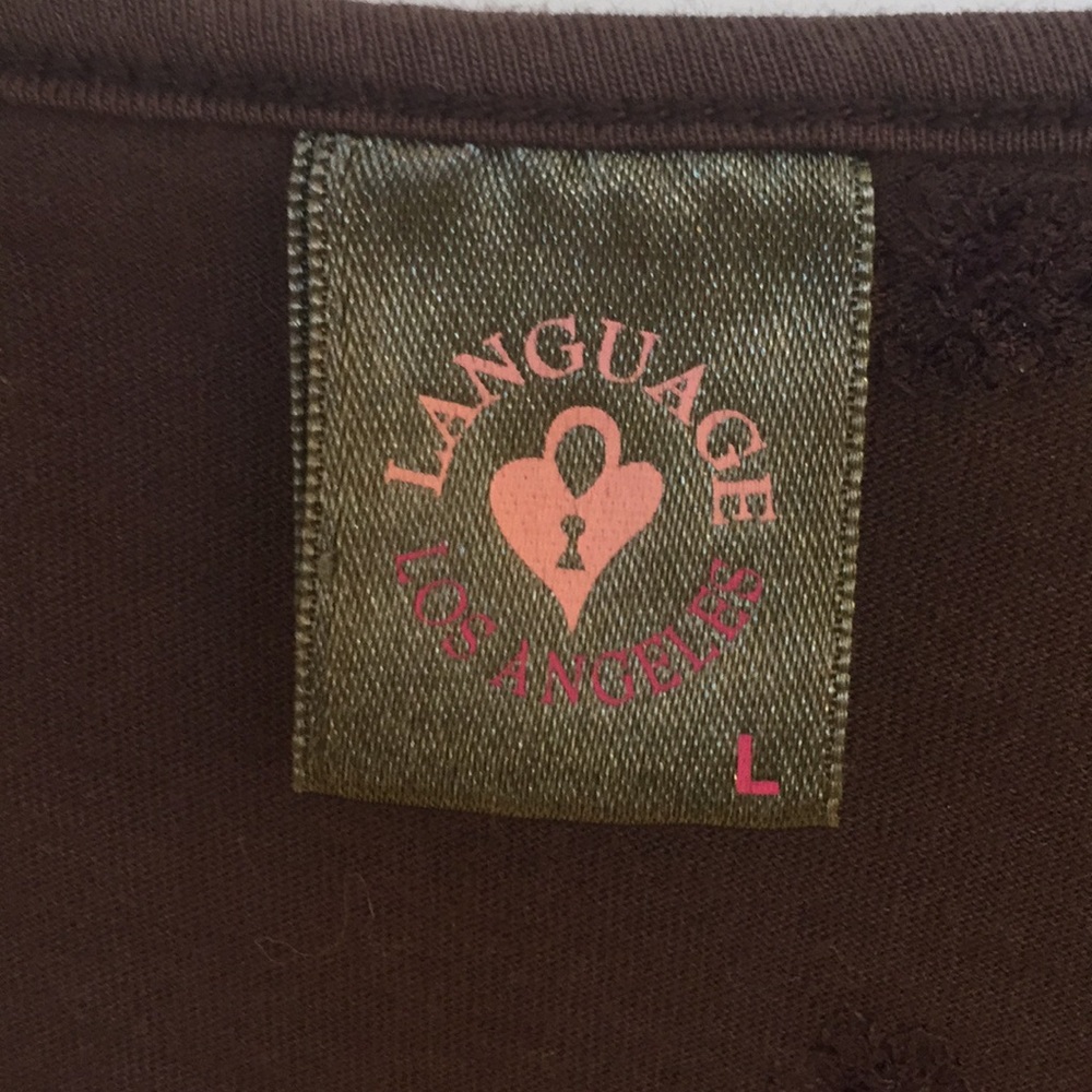 Language Brown Tunic - Picture 2 of 4